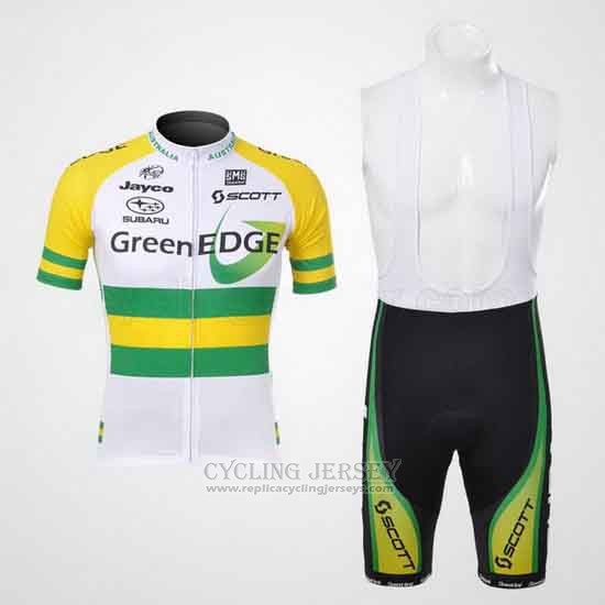 2012 Cycling Jersey GreenEDGE Champion Austria Short Sleeve and Bib Short